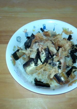 手抜き＆簡単ランチ6♪イワシぶっかけ丼！-レシピのメイン写真