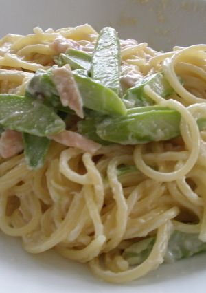 チーズでコク旨♡アスパラのクリームパスタ-レシピのメイン写真
