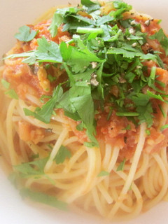 また食べたい♪海の幸のトマトソースパスタ-レシピのメイン写真