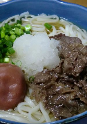 夏うどん　梅と大根おろしでさっぱり-レシピのメイン写真