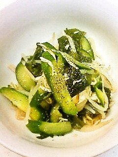 あっさり味*モヤシとわかめのサラダ*簡単-レシピのメイン写真