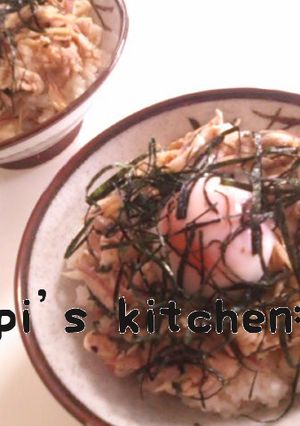 夏にヘルシー☆でもしっかり丼！-レシピのメイン写真