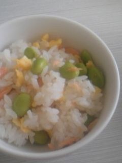 鮭と枝豆の混ぜご飯-レシピのメイン写真