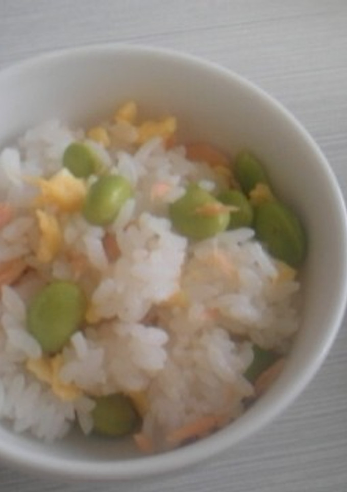 鮭と枝豆の混ぜご飯-レシピのメイン写真