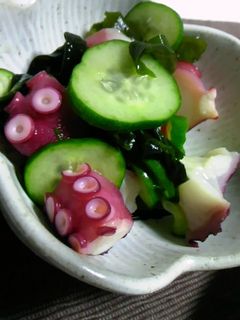 タコの酢の物-レシピのメイン写真
