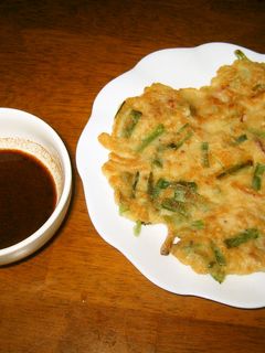 お好み焼きの粉を使って簡単海鮮チヂミ-レシピのメイン写真