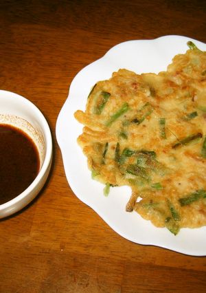 お好み焼きの粉を使って簡単海鮮チヂミ-レシピのメイン写真