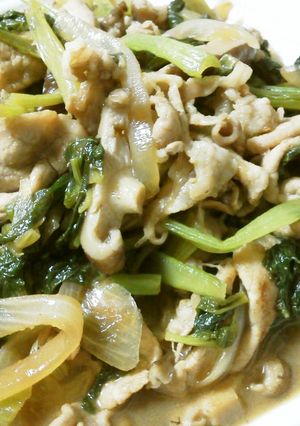小松菜の炒め物-レシピのメイン写真
