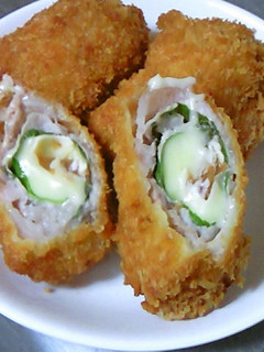 激うま★豚肉の大葉梅肉チーズ巻きカツ★-レシピのメイン写真
