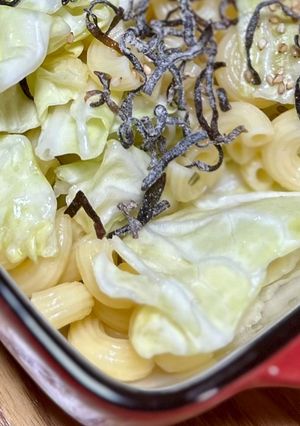 漬け物の素と塩昆布で和風マカロニキャベツ-レシピのメイン写真