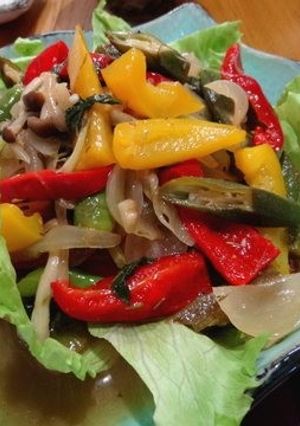 夏野菜のエスニック風南蛮漬け-レシピのメイン写真