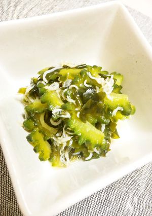 ＊ゴーヤと若芽の酢の物＊-レシピのメイン写真