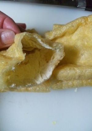 ＾＾裏ワザ＾＾油揚げがすぐ開く！-レシピのメイン写真
