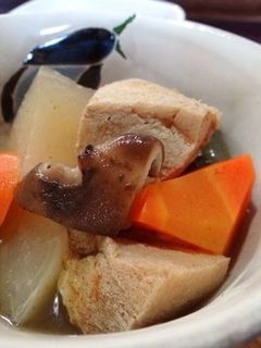 凍み豆腐と大根・人参のほっこり煮物-レシピのメイン写真