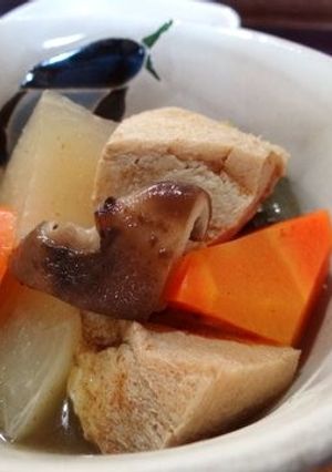 凍み豆腐と大根・人参のほっこり煮物-レシピのメイン写真