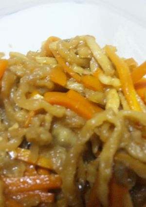 ｰ切干大根とにんじんｰマーボー炒め煮-レシピのメイン写真