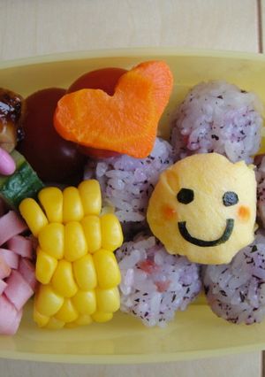 一口コロコロ☆キャラ弁お花ちゃん-レシピのメイン写真