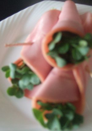 カイワレとチーズのハム巻き☆-レシピのメイン写真