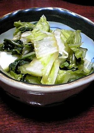 白菜と水菜の煮浸し-レシピのメイン写真