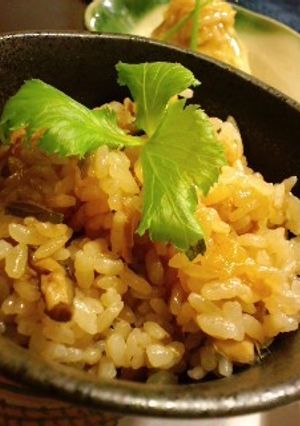 簡単♪材料は３つだけ炊き込みご飯-レシピのメイン写真