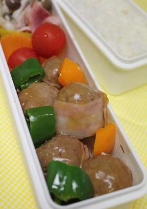 ペティート de お弁当ハンバーグ-レシピのメイン写真