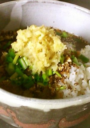 生姜と油揚げのだし茶漬け-レシピのメイン写真