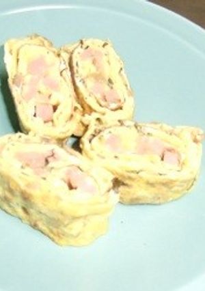 スパム＆すぐき入りの卵焼き-レシピのメイン写真
