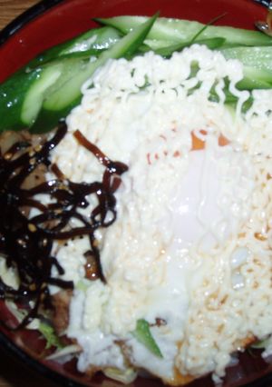 半熟たまごのっけ　スタミナ丼☆-レシピのメイン写真