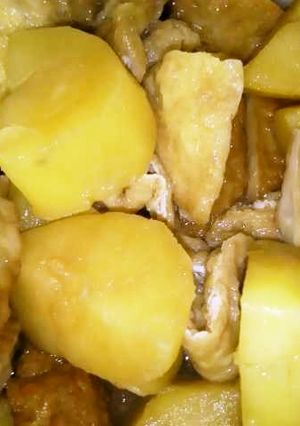 じゃがいもとさつまお揚げさん煮-レシピのメイン写真