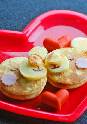 ホットケーキくまさん-レシピのメイン写真