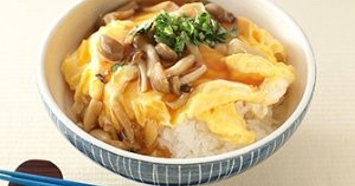 ふわとろ あんかけ玉子丼 by チョーコー醤油です 【クックパッド