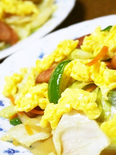 ウインナーでカラフル♪簡単♪野菜炒め-レシピのメイン写真