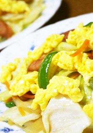 ウインナーでカラフル♪簡単♪野菜炒め-レシピのメイン写真