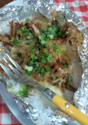 ＊簡単昼ご飯＊きんぴらチーズおかか飯-レシピのメイン写真