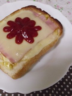 卵サラダとベーコンチーズのトースト-レシピのメイン写真