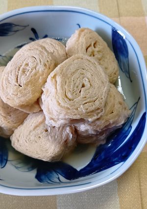 揚巻ゆば煮-レシピのメイン写真