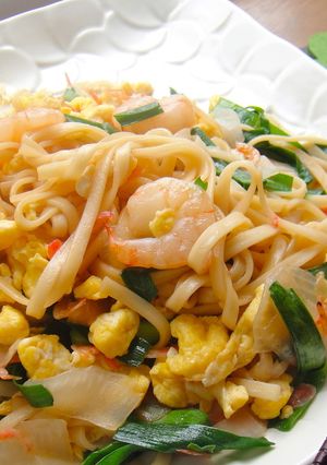 タイ料理★うどん乾麺でお手軽パッタイ-レシピのメイン写真