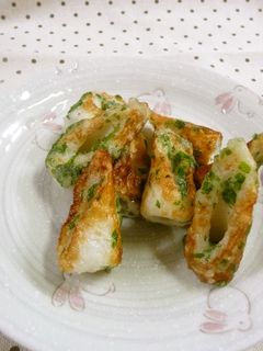 ちくわのしそ風味天ぷら✿お弁当に♫-レシピのメイン写真