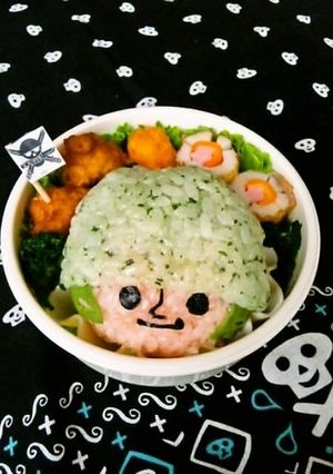 ワンピース★ゾロのキャラ弁　その２-レシピのメイン写真