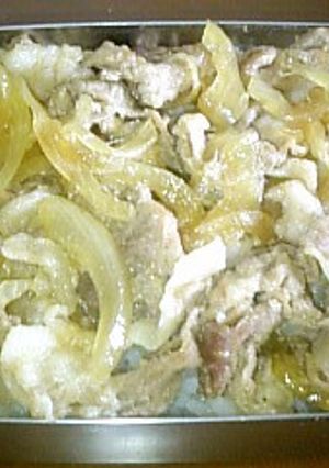 レンジで汁だく牛丼！？-レシピのメイン写真