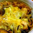 鶏皮第2弾!すき焼き風鶏皮の玉子とじ丼