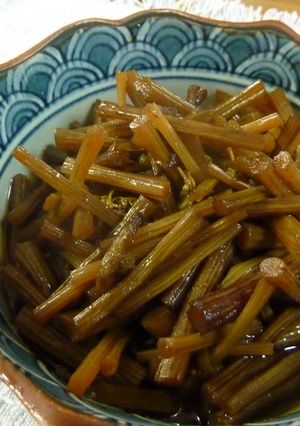 山蕗の佃煮-レシピのメイン写真