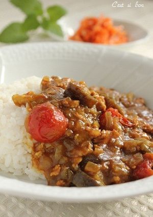 なすのドライカレー-レシピのメイン写真
