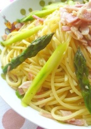 アスパラとベーコンの和風さっぱりパスタ-レシピのメイン写真