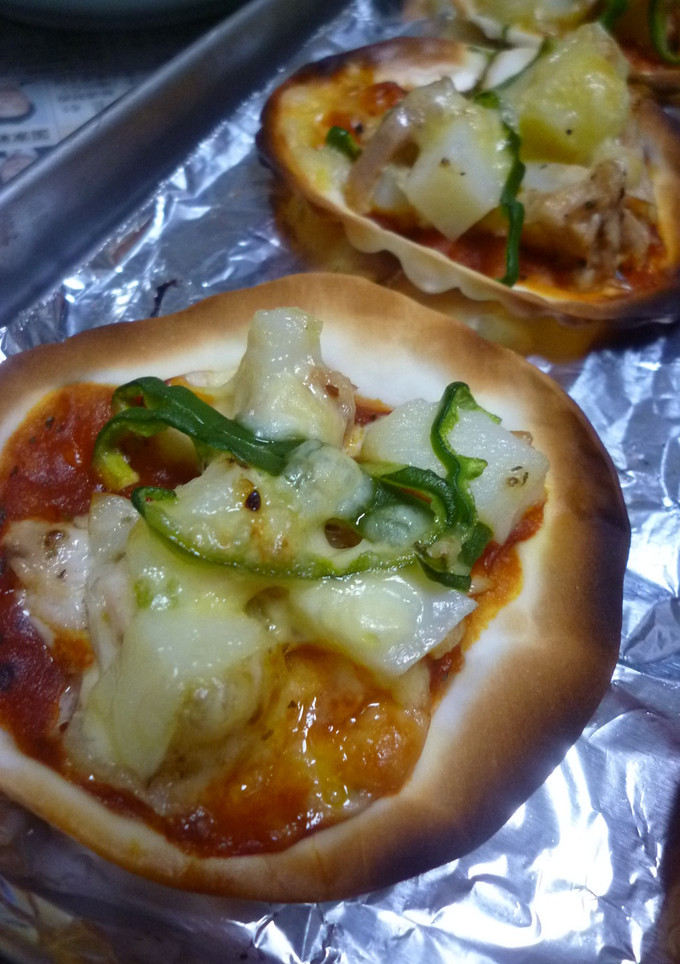 【簡単おつまみおかず】皆大好き餃子皮ピザ-レシピのメイン写真