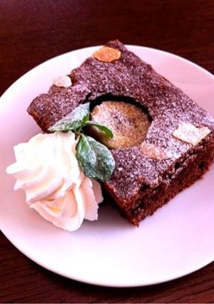 簡単~♪ バナナ on ブラウニー-レシピのメイン写真