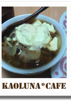 新玉ねぎと温泉たまご入りの簡単肉豆腐-レシピのメイン写真
