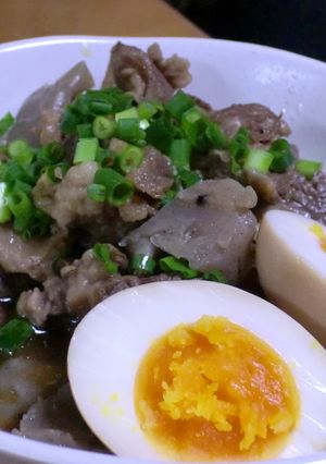ポン酢であっさり　とろぷり牛すじ煮込み-レシピのメイン写真