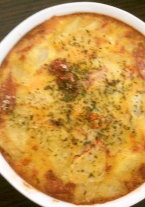 グラタン皿で簡単オムレツ**-レシピのメイン写真