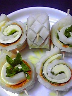 簡単おつまみ♪ちくわのしそチーズ巻き-レシピのメイン写真